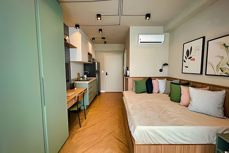 Studio com Vista incrível de São Paulo