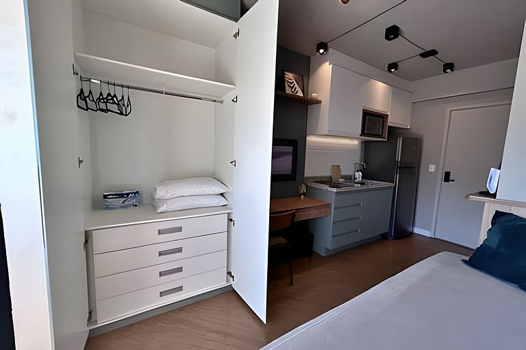 Studio com Vista incrível de São Paulo