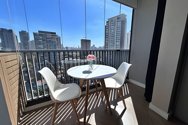 Studio com Vista incrível de São Paulo