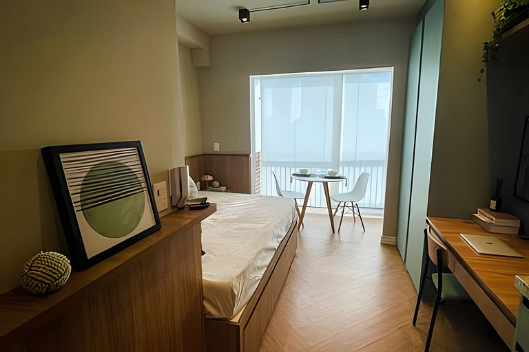 Studio com Vista incrível de São Paulo