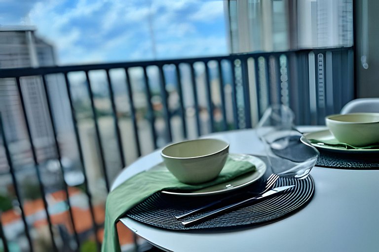 Studio com Vista incrível de São Paulo