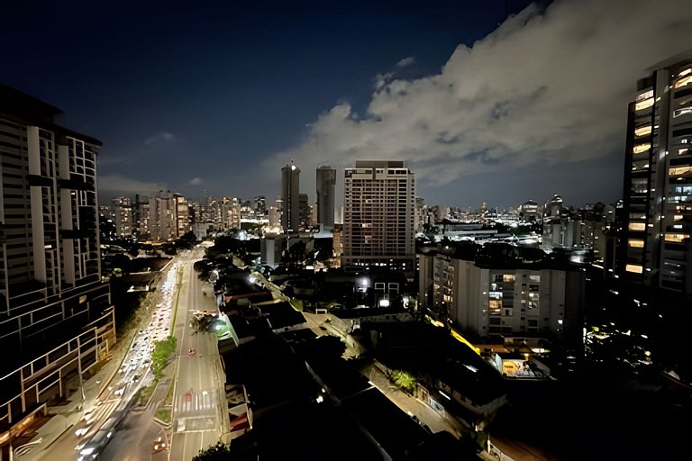 Studio com Vista incrível de São Paulo