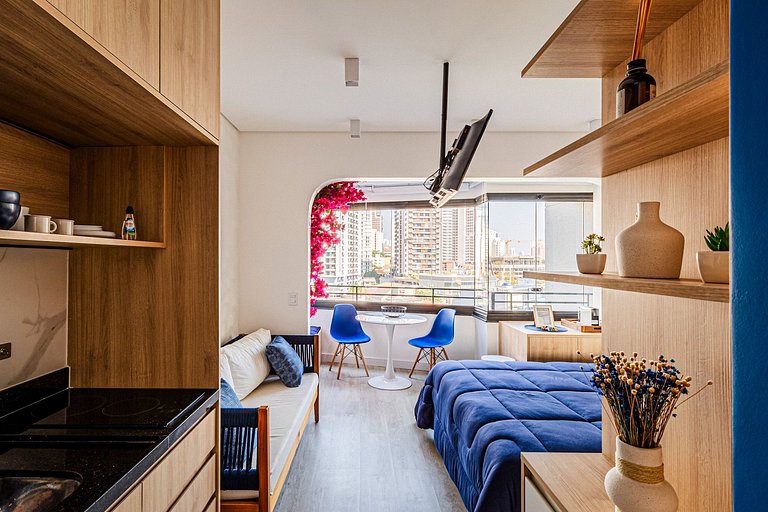 Refúgio Mediterrâneo | Studio Estiloso + Rooftop