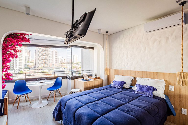 Refúgio Mediterrâneo | Studio Estiloso + Rooftop