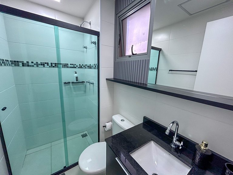 Praticidade | Studio com Piscina Rooftop e Sauna