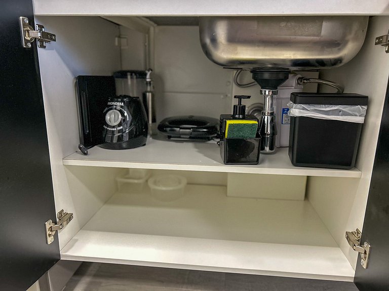 Praticidade | Studio com Piscina Rooftop e Sauna