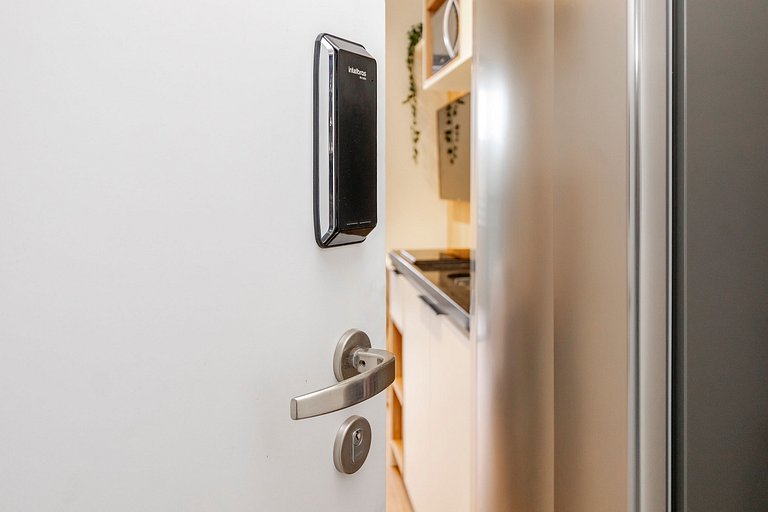 Studio Charmoso com Piscina Rooftop