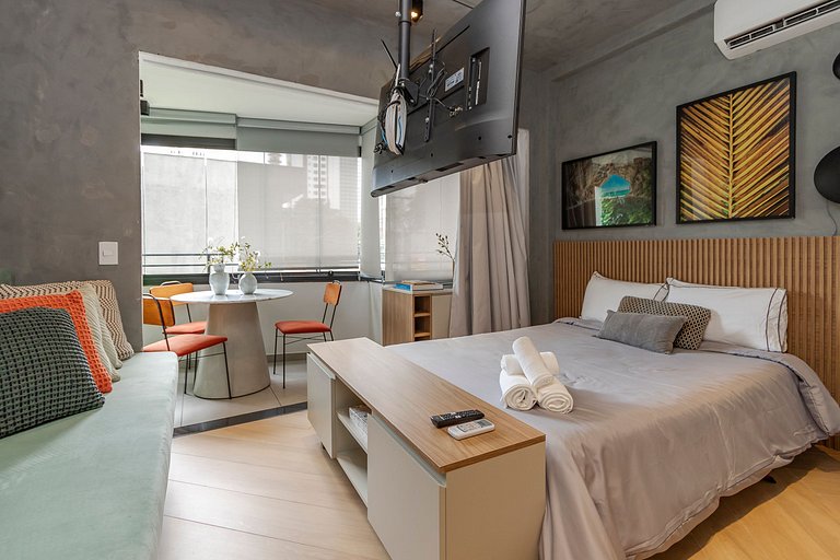 Sofisticação e Conforto | Piscina Rooftop e Sauna