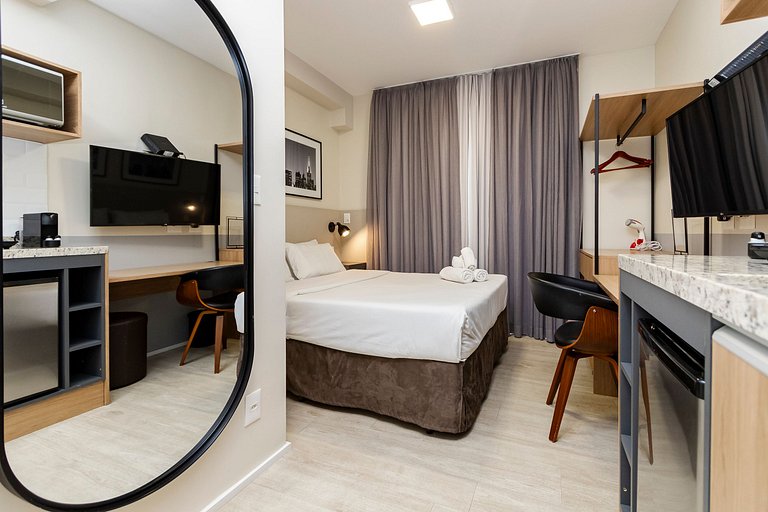 Studio com Vista incrível de São Paulo