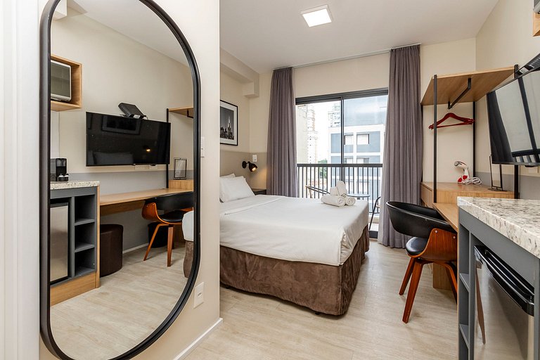 Studio com Vista incrível de São Paulo