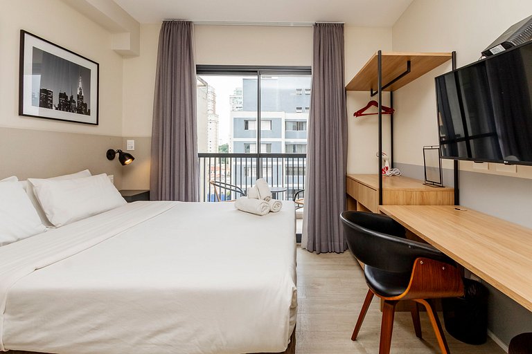 Studio com Vista incrível de São Paulo