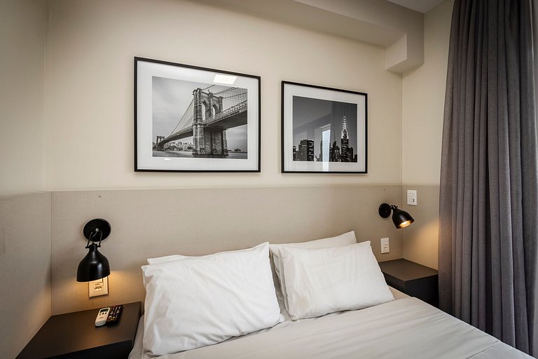 Studio com Vista incrível de São Paulo