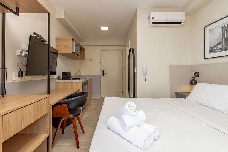 Studio com Vista incrível de São Paulo