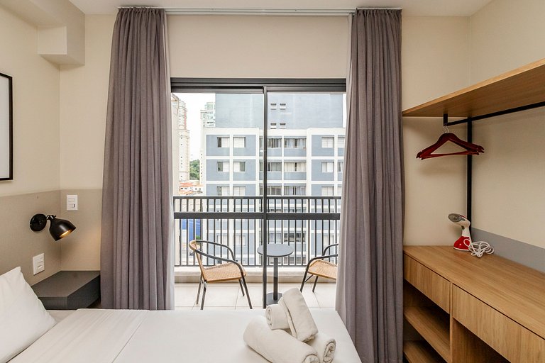 Studio com Vista incrível de São Paulo