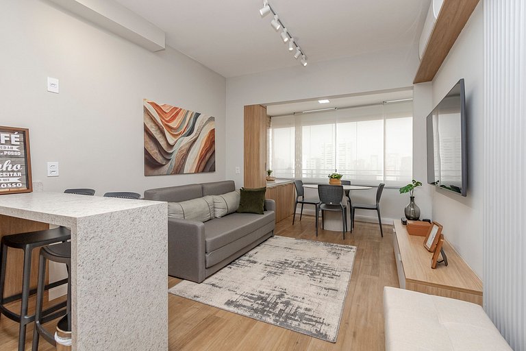 Sofisticação e Conforto | Piscina Rooftop e Sauna