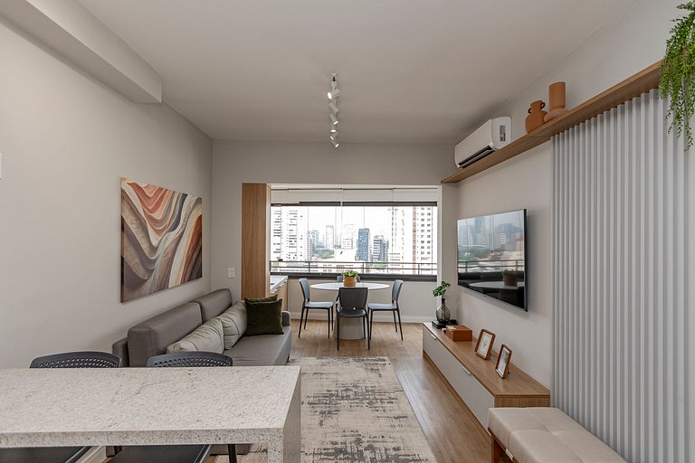 Sofisticação e Conforto | Piscina Rooftop e Sauna