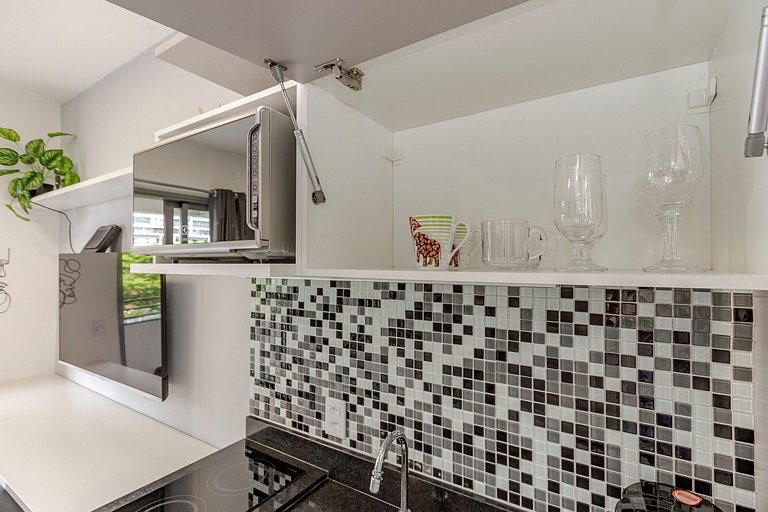 Conforto | Studio com Piscina Rooftop e Sauna