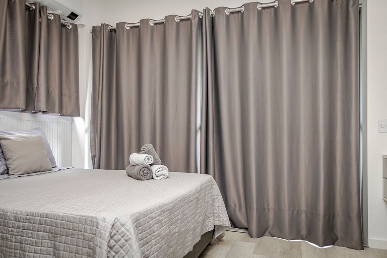 Conforto | Studio com Piscina Rooftop e Sauna