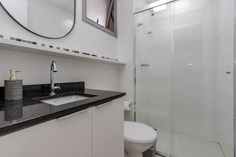 Conforto | Studio com Piscina Rooftop e Sauna