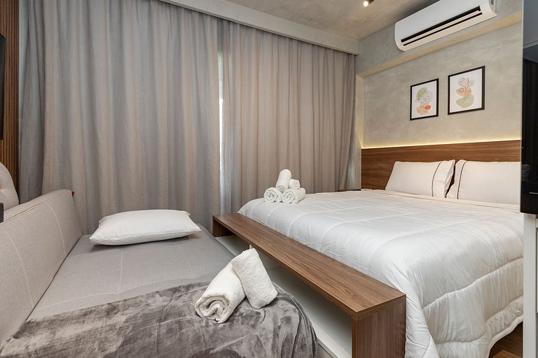 Sofisticação e Conforto | Piscina Rooftop e Sauna