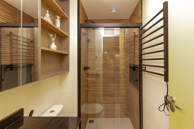 Studio Charmoso com Piscina Rooftop