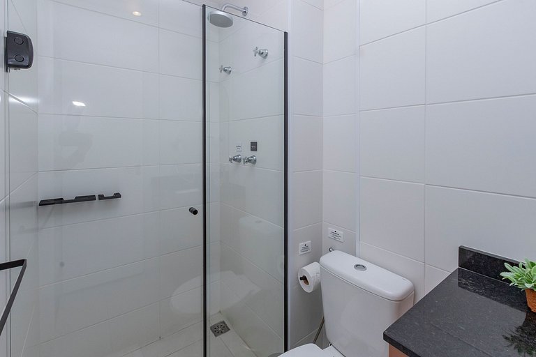 Studio Charmoso com Piscina Rooftop