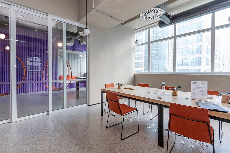 Belo Studio c/ mezanino em Moema | Piscina Rooftop