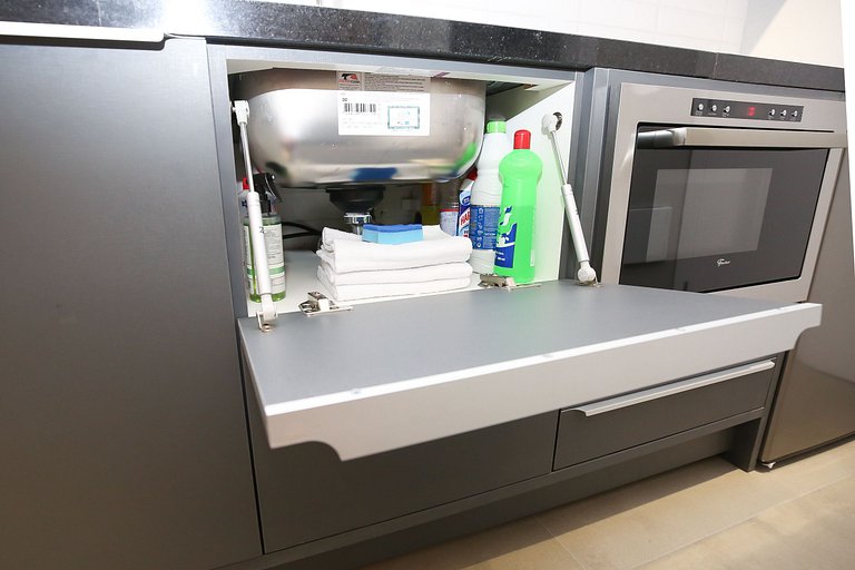 Studio Charmoso com Piscina Rooftop