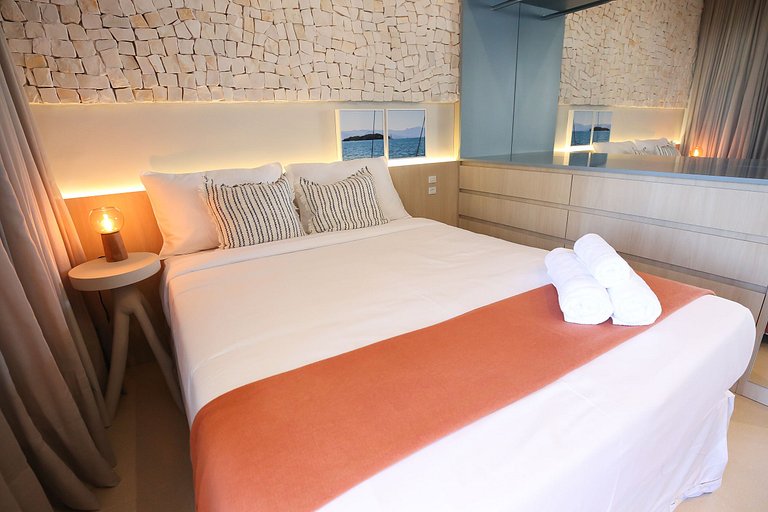 Studio Charmoso com Piscina Rooftop