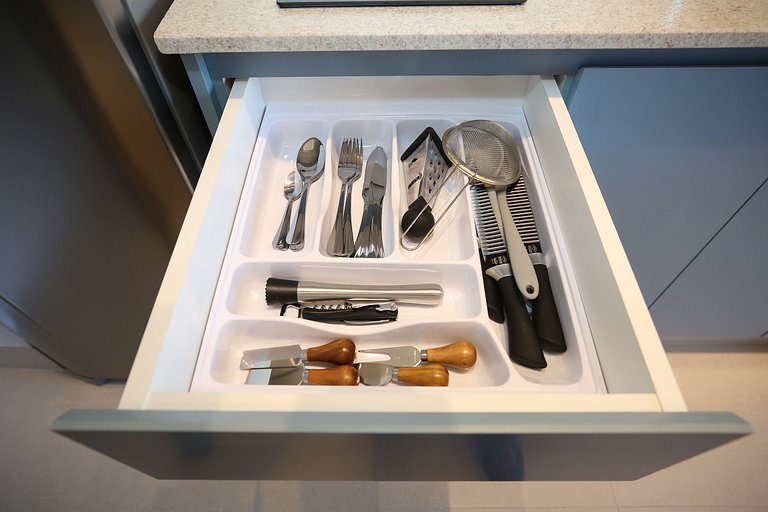 Studio Charmoso com Piscina Rooftop