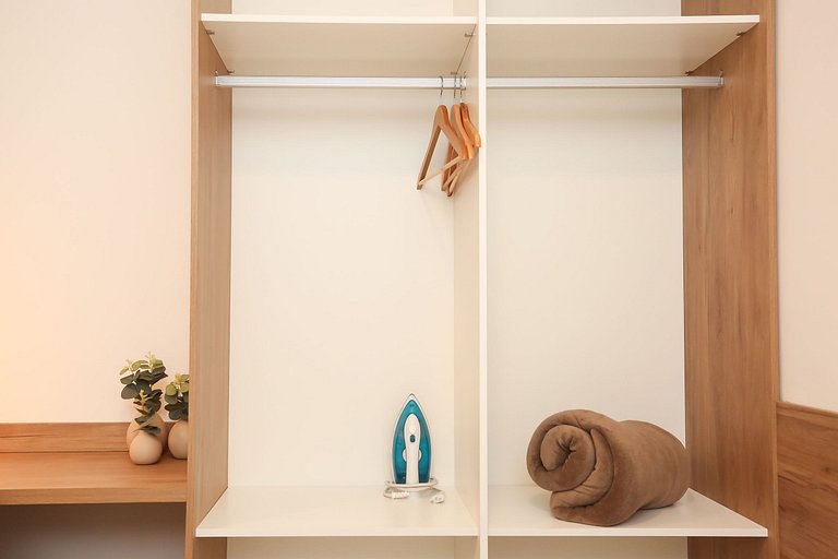 Studio Charmoso com Piscina Rooftop