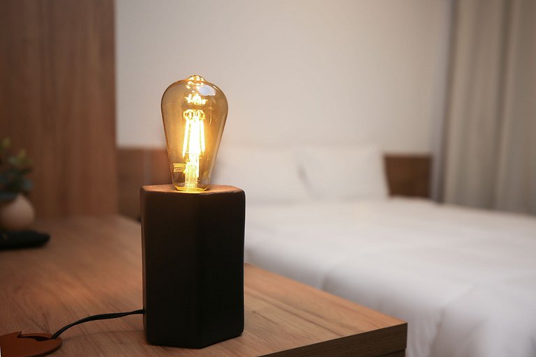 Studio Charmoso com Piscina Rooftop