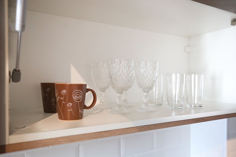 Studio Charmoso com Piscina Rooftop