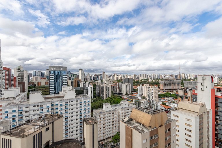 Belo Loft 19º andar c/ Garagem | ao lado do WTC