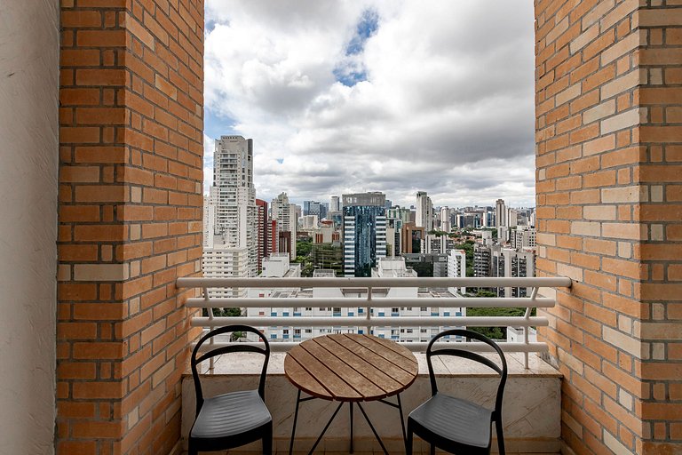 Belo Loft 21º andar c/ Garagem | ao lado do WTC