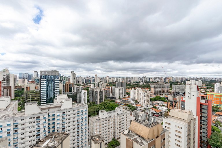 Belo Loft 21º andar c/ Garagem | ao lado do WTC