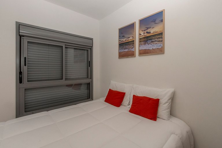 Studio Charmoso com Piscina Rooftop