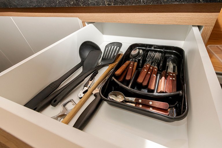 Studio Charmoso com Piscina Rooftop