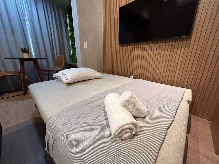 Sofisticação e Conforto | Piscina Rooftop e Sauna