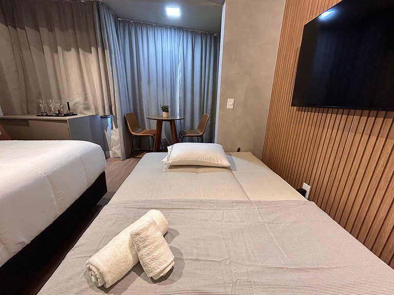 Sofisticação e Conforto | Piscina Rooftop e Sauna