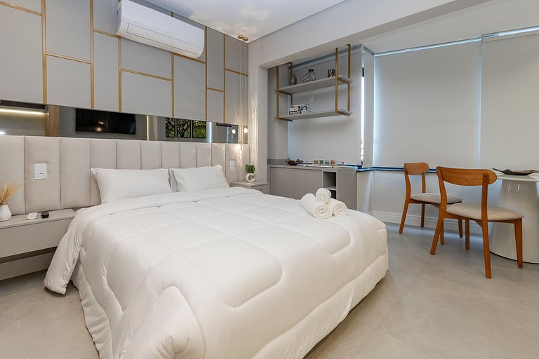 Sofisticação e Conforto | Piscina Rooftop e Sauna