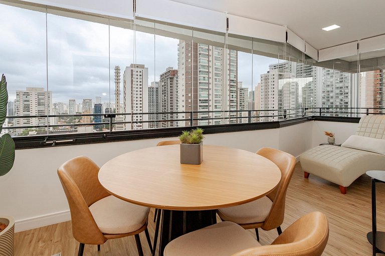 Sofisticação e Conforto | Piscina Rooftop e Sauna