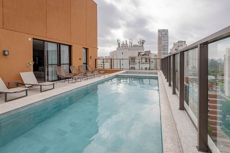 Belo Studio Ibirapuera | Piscina Rooftop