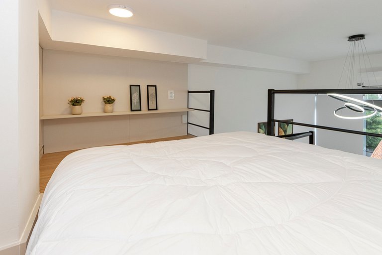 Belo Studio c/ Mezanino & Piscina Rooftop