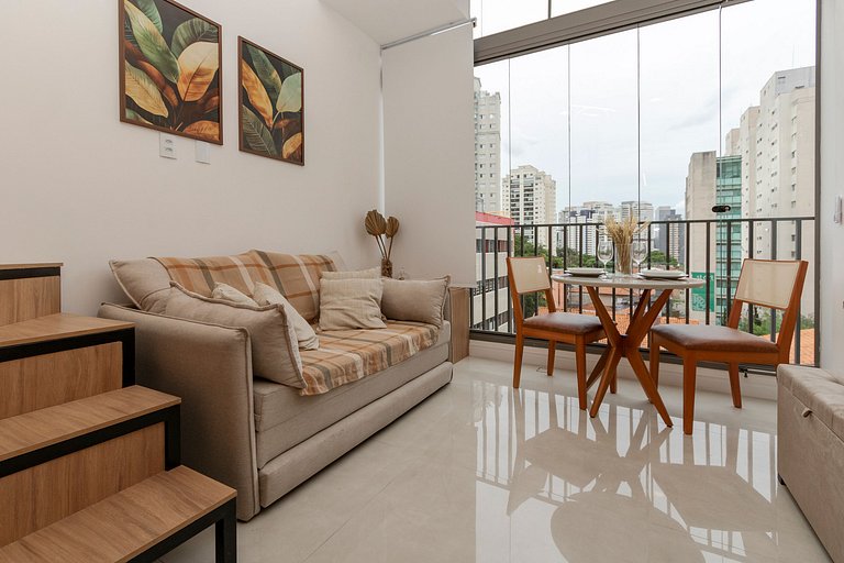 Belo Studio c/ Mezanino & Piscina Rooftop
