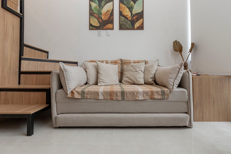 Belo Studio c/ Mezanino & Piscina Rooftop