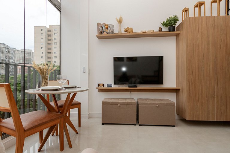 Belo Studio c/ Mezanino & Piscina Rooftop