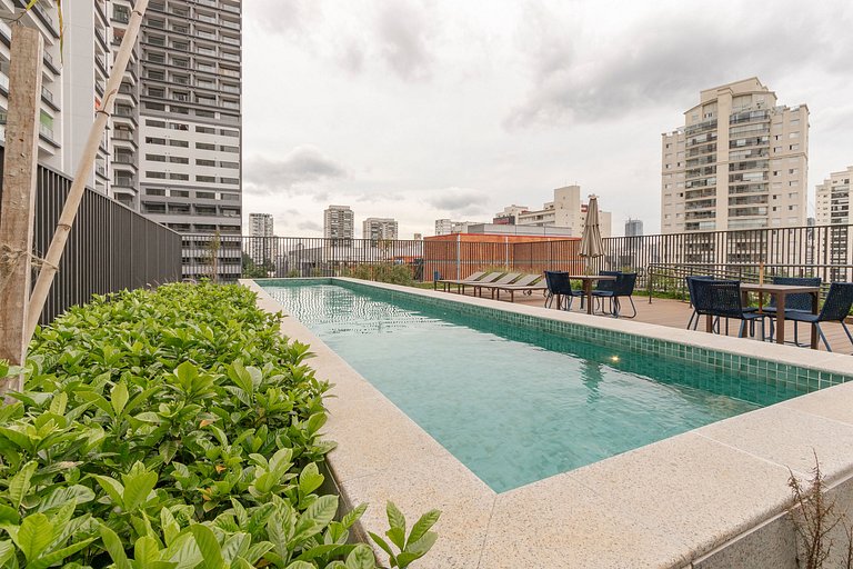 Belo Studio c/ Mezanino & Piscina Rooftop