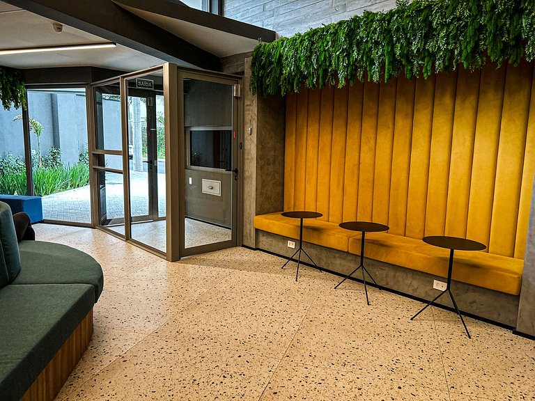 Conforto | Studio com Piscina Rooftop e Sauna