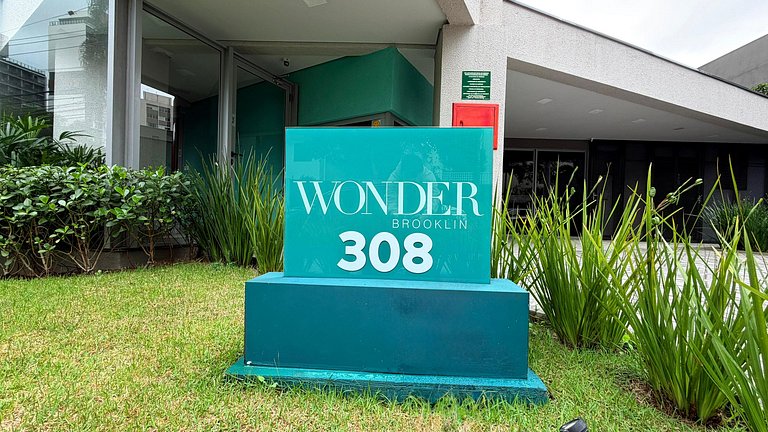 Studio Charmoso com Piscina Rooftop